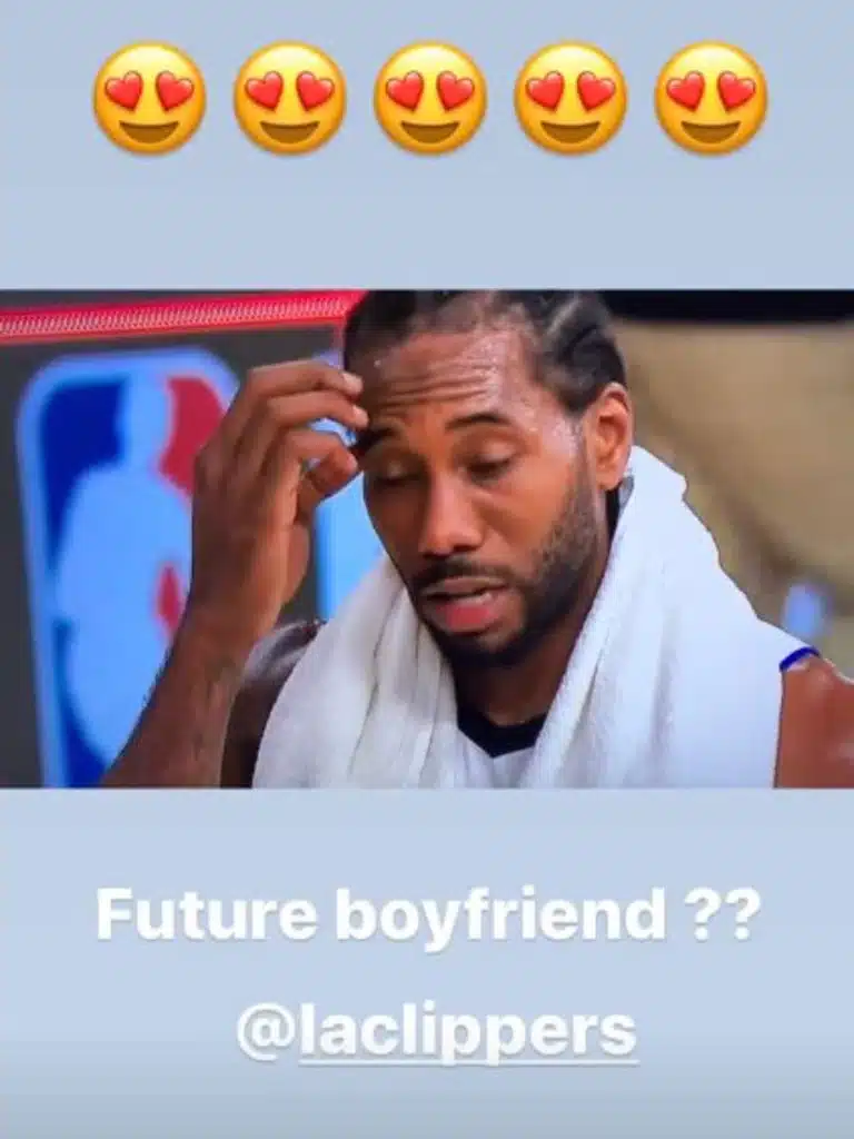 Kawhi Leonard is being thirsted after by actress January Jones 