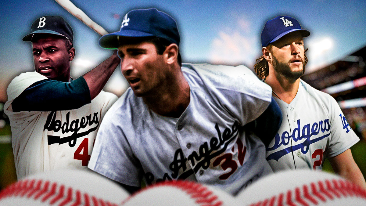Jackie Robinson, Sandy Koufax, and Clayton Kershaw