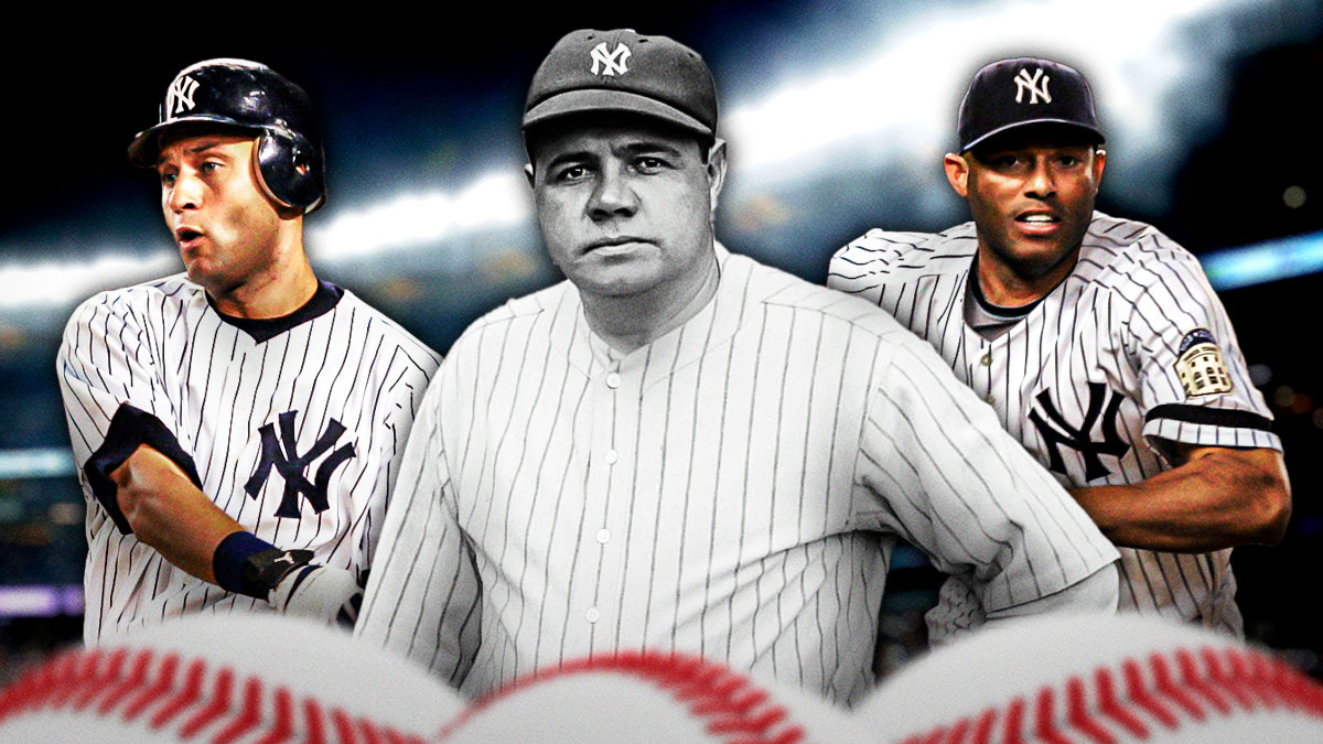 Derek Jeter, Babe Ruth, and Mariano Rivera