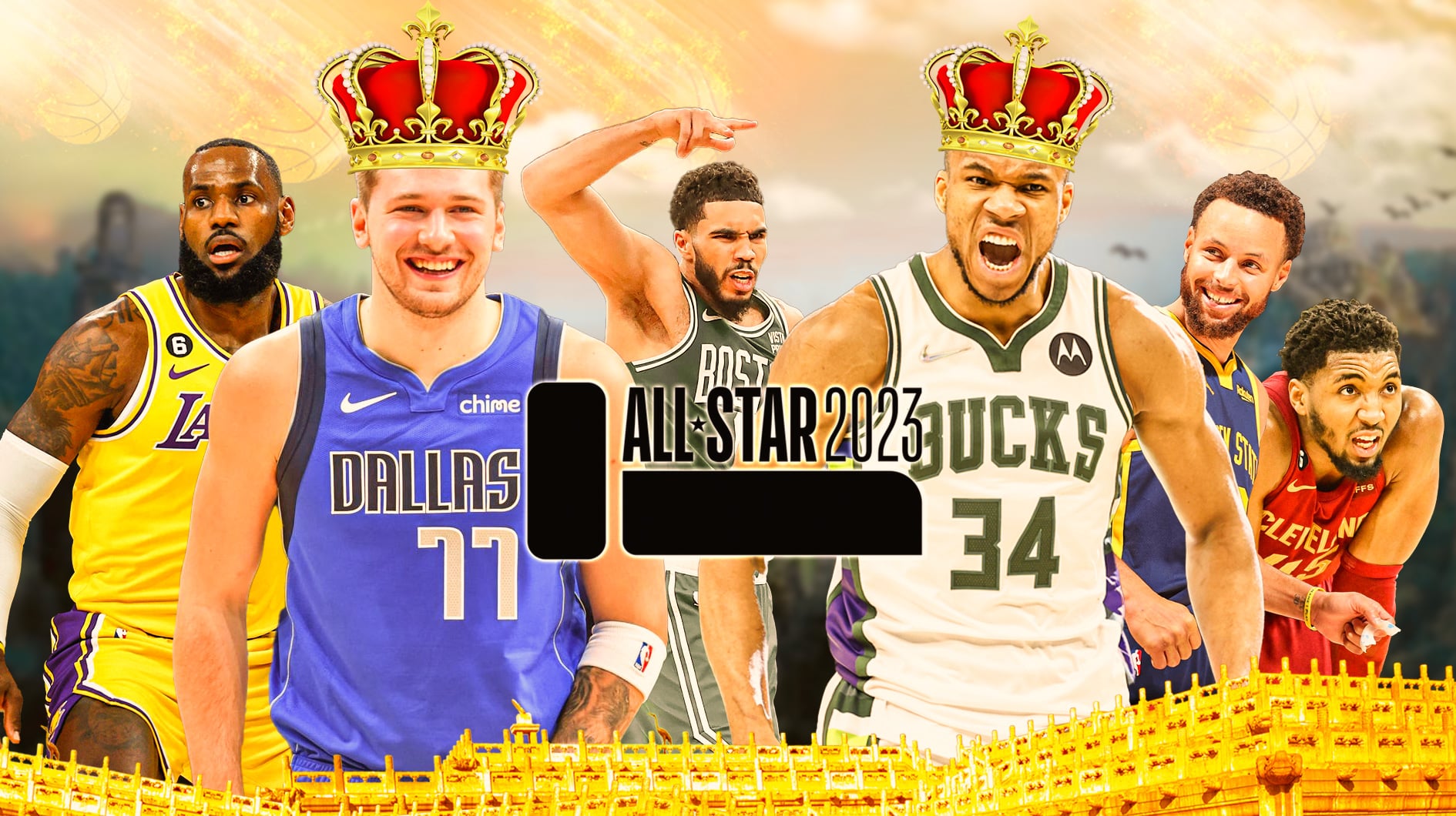 Luka, Giannis lead early NBA All-Star fan voting with surprise