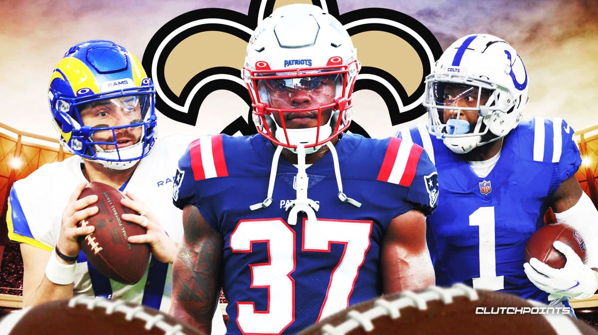 Saints, Saints offseason targets, Saints free agency, Baker Mayfield, Damien Harris, Parris Campbell