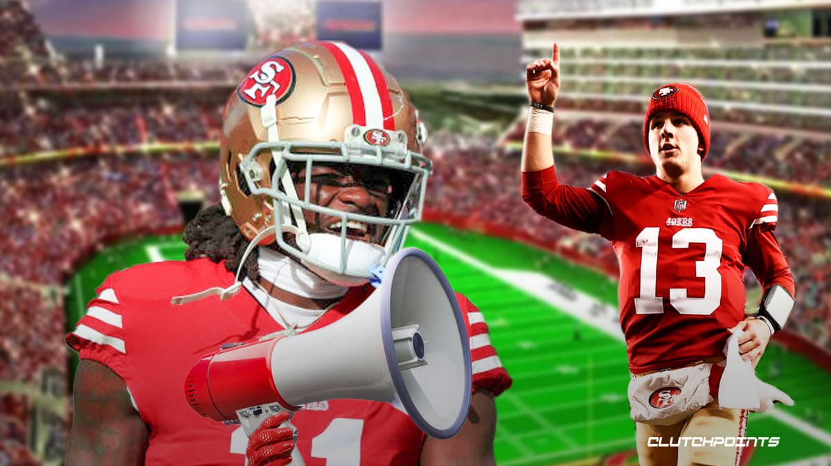 San Francisco 49ers stars Brandon Aiyuk and Brock Purdy tipped for  greatness by teammate