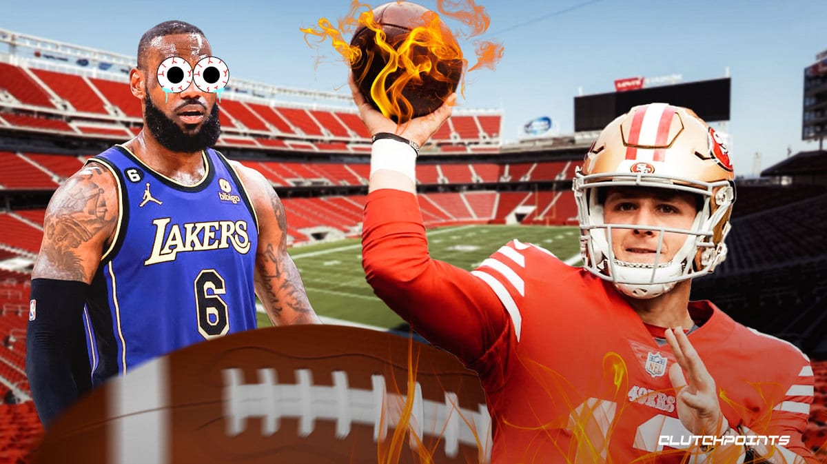 LeBron James, Brock Purdy, Los Angeles Lakers, San Francisco 49ers