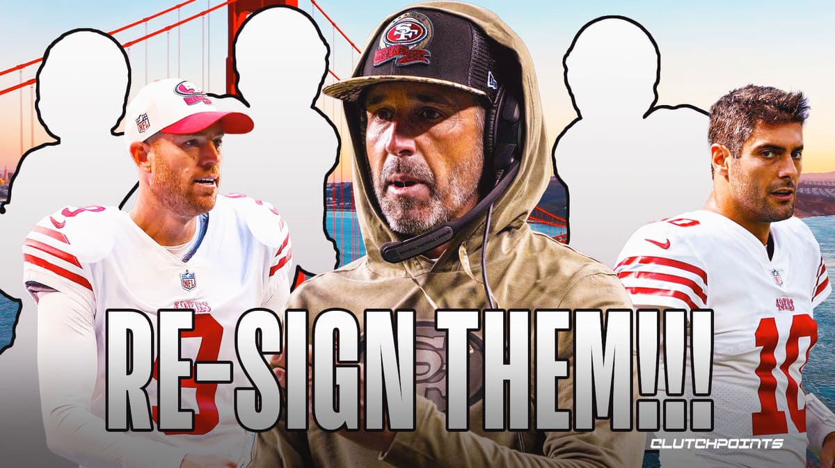 49ers 5 free agents SF must resign in 2023 NFL offseason