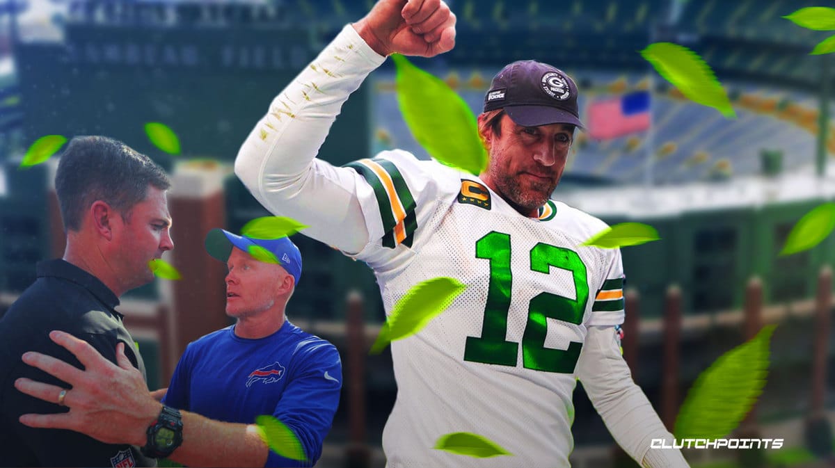 Aaron Rodgers, Zac Taylor, Sean McDermott, Damar Hamlin