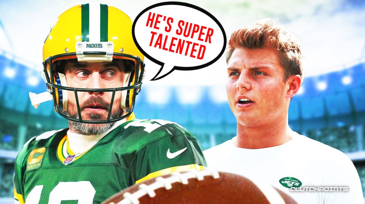 Aaron Rodgers Zach Wilson Jets Packers