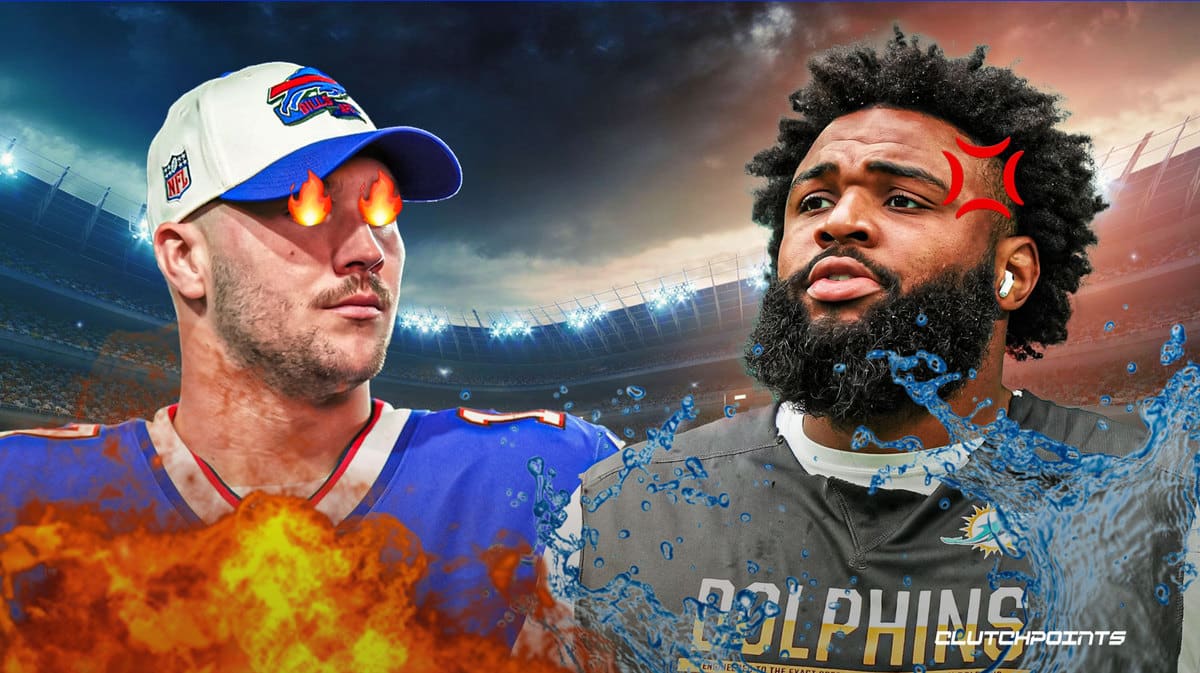 Josh Allen, Christian Wilkins, Dolphins, Bills