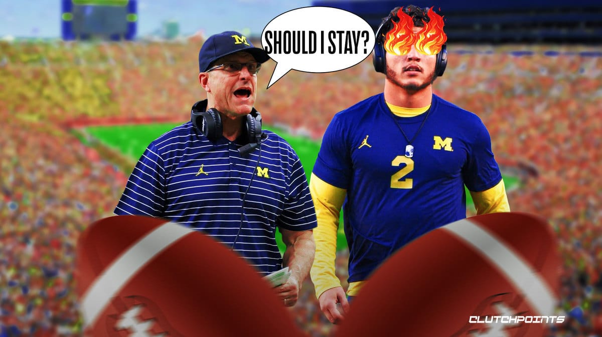 Blake Corum, Jim Harbaugh, Michigan football