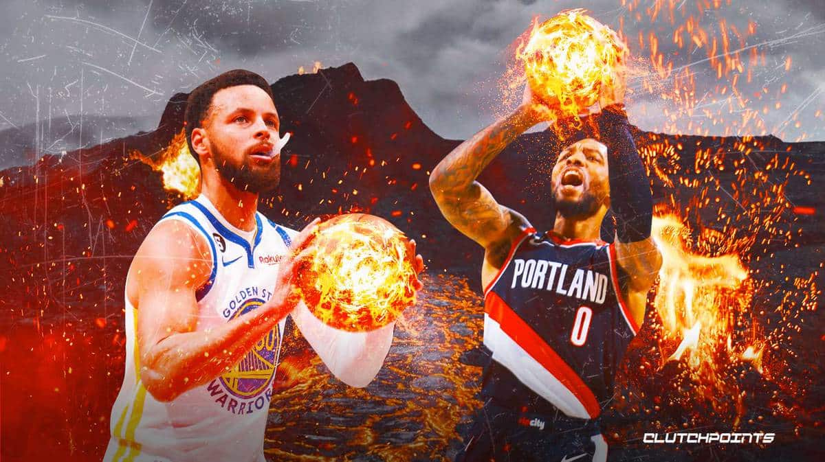 Damian Lillard, Stephen Curry, Golden State Warriors, Sacramento Kings, NBA Playoffs, Blazers