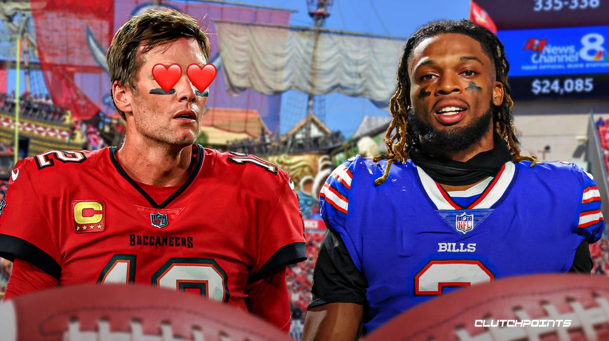 Tom Brady, Damar Hamlin, Buccaneers, Bills