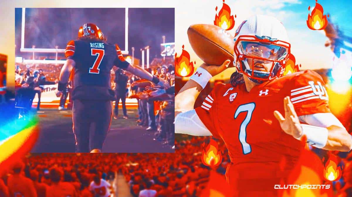 Cam Rising, Utah football, Cam Rising Utah, Cam Rising 2023
