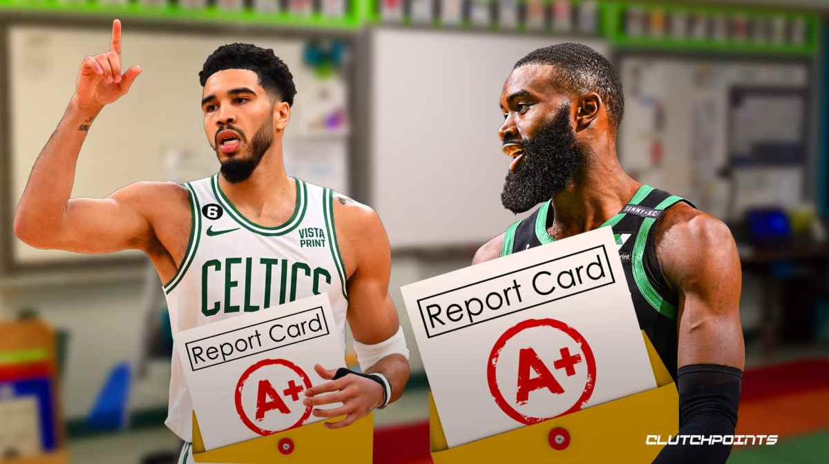 Celtics, Celtics grades, Celtics season, Jayson Tatum, Jaylen Brown