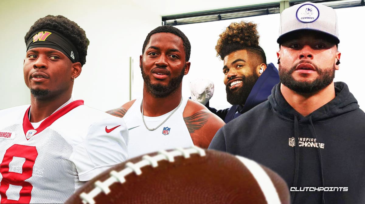 Commanders, Cowboys, Brian Robinson, Antonio Gibson, Dak Prescott, Ezekiel Elliott