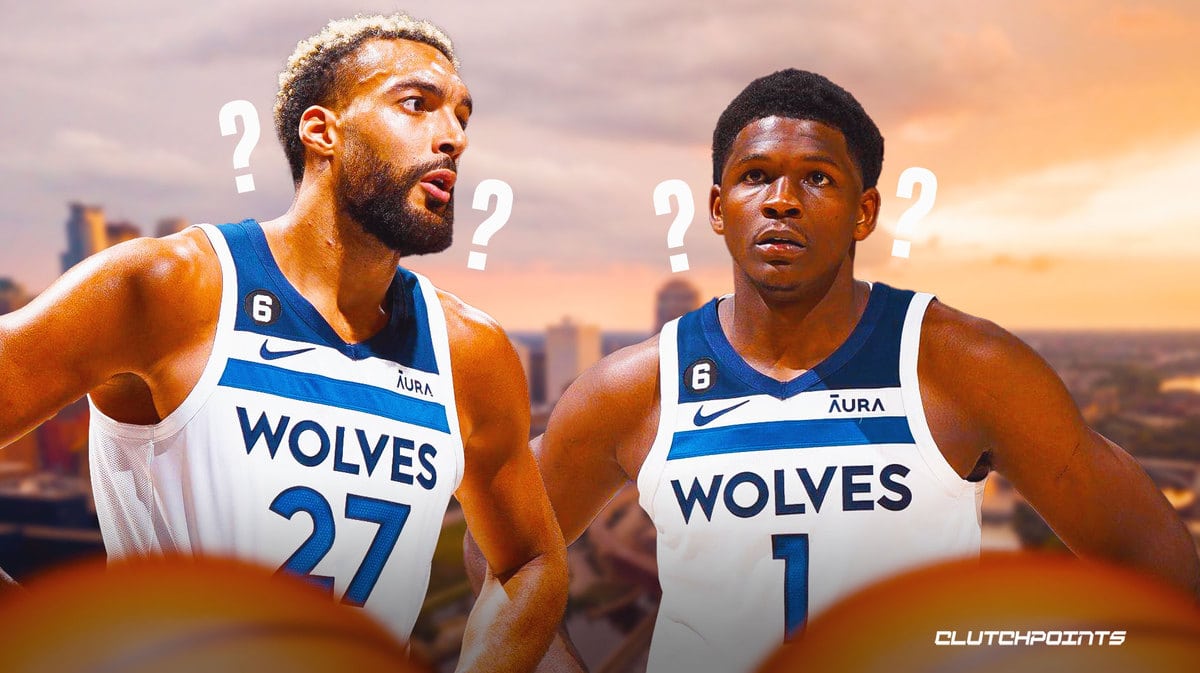 Anthony Edwards, Rudy Gobert, Minnesota Timberwolves