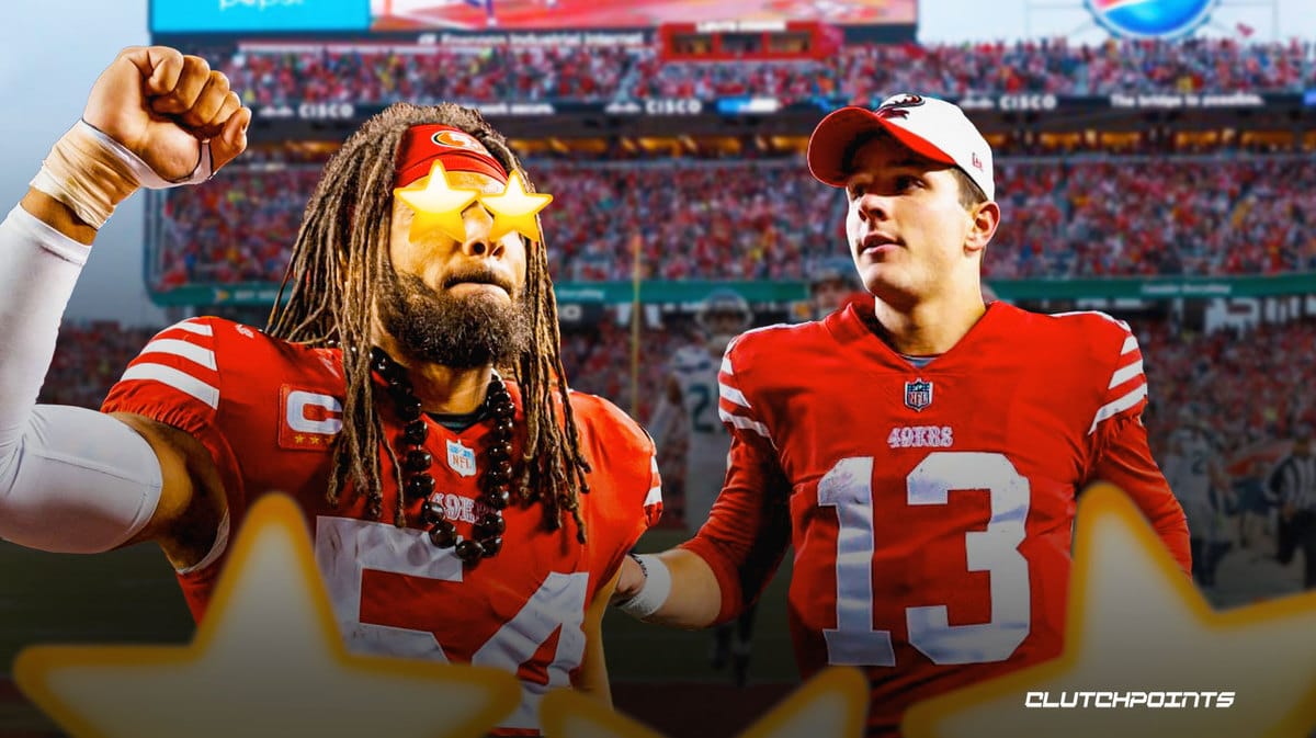 Fred Warner, Brock Purdy, 49ers