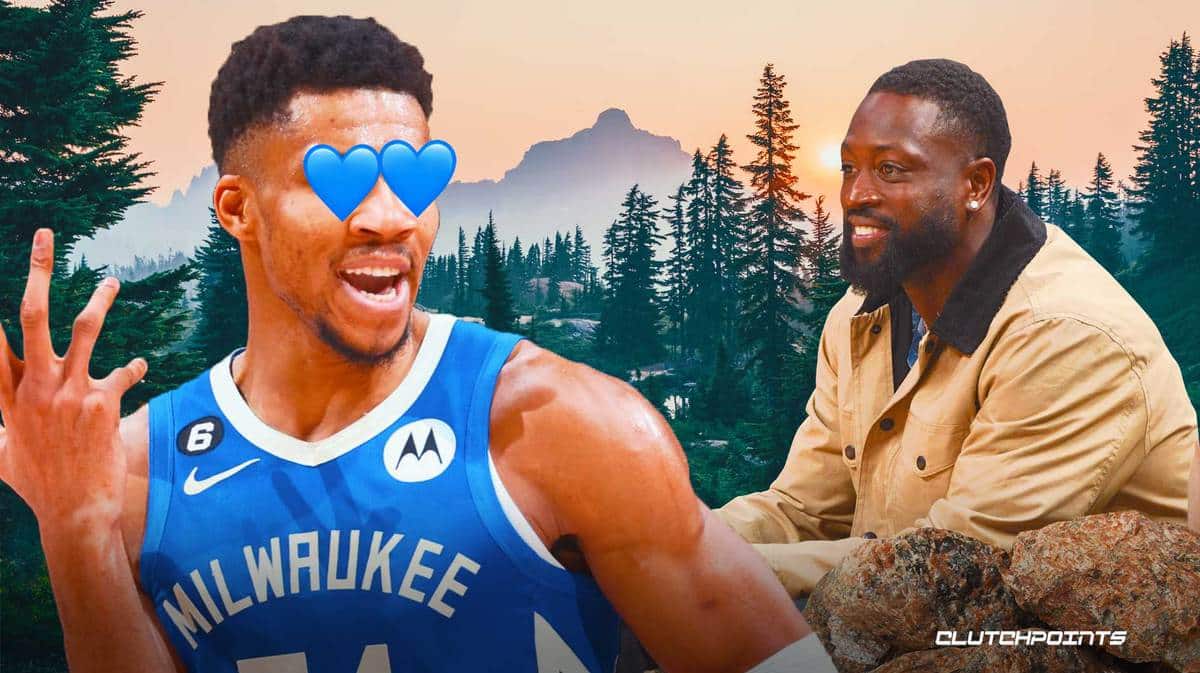 Giannis Antetokounmpo, MarJon Beauchamp, Dwyane Wade, Bucks