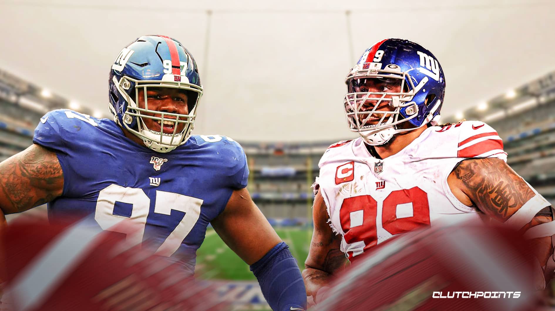 Giants hope to keep Dexter Lawrence, Leonard Williams together on field -  Newsday