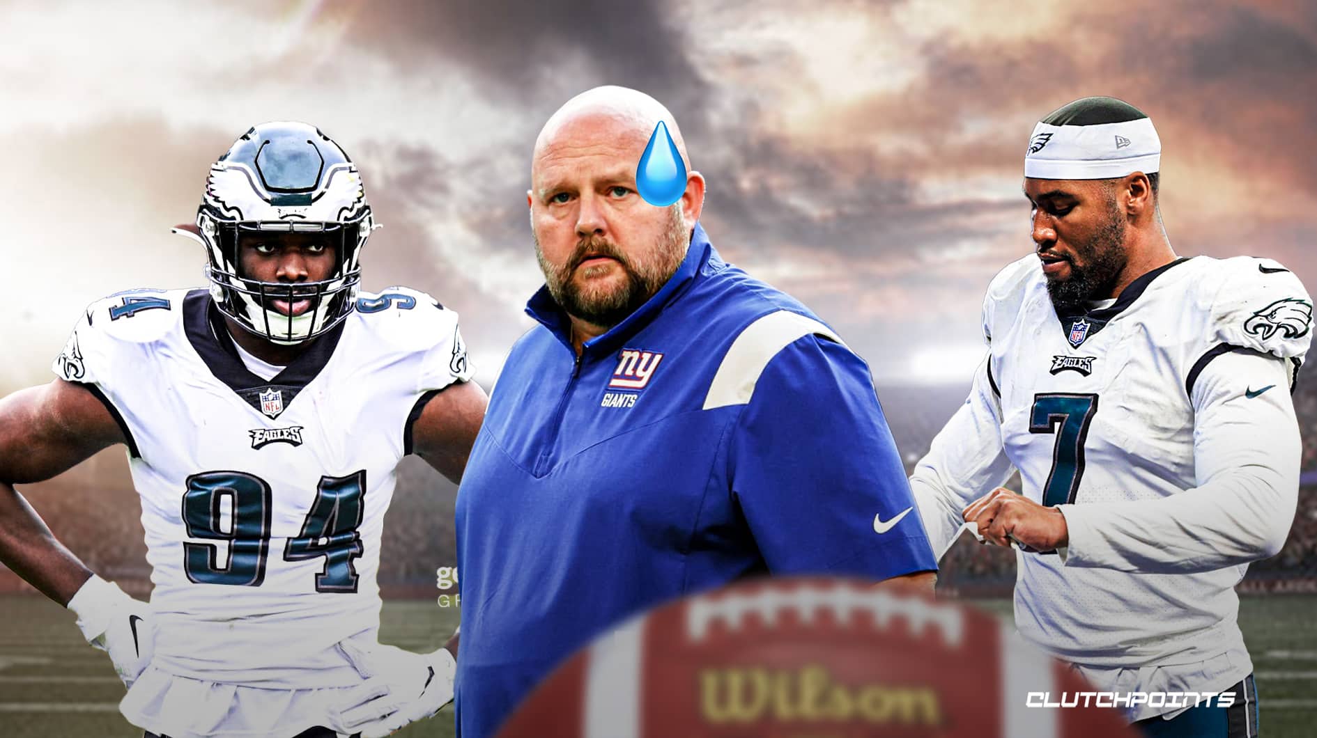 Giants, Eagles, Josh Sweat, Brian Daboll, Haason Reddick