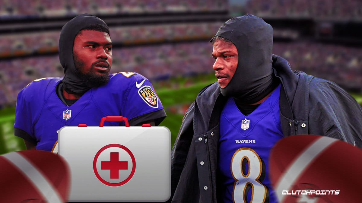 Tyler Huntley, Lamar Jackson, Ravens