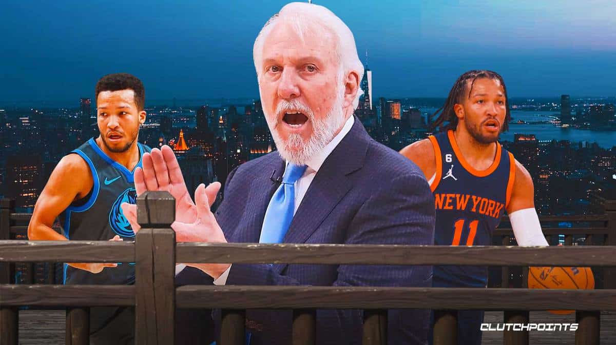 Jalen Brunson, Gregg Popovich, Spurs, Knicks, Mavs