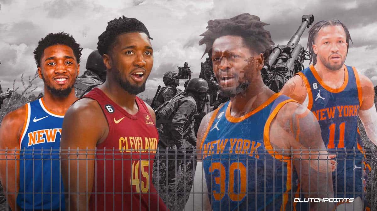 Jalen Brunson, Julius Randle, Donovan Mitchell, Knicks, trade, nba trade deadline, og anunoby