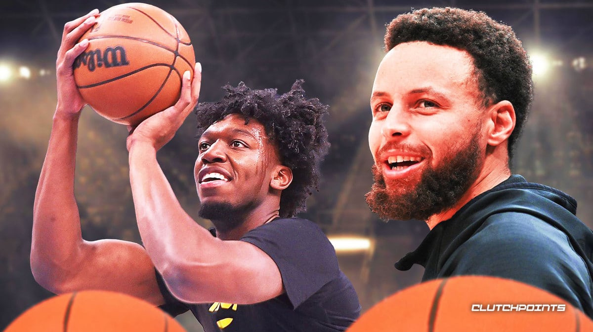 James Wiseman, Steph Curry, Warriors