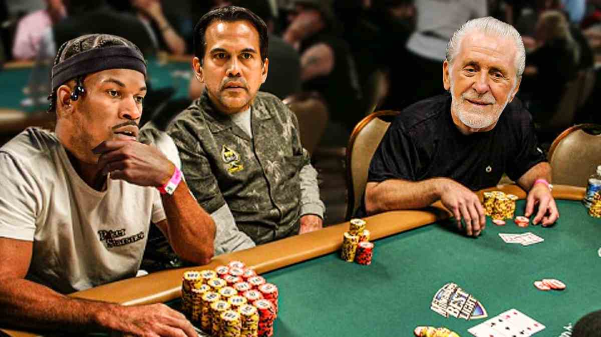 Jimmy Butler, Erik Spoelstra, Pat Riley, Heat