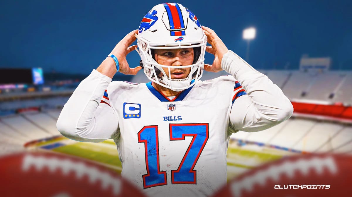 Buffalo Bills quarterback Josh Allen throws a pass downfield