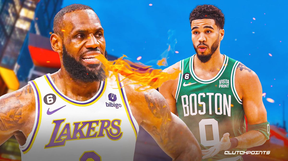 LeBron James, Jayson Tatum, Los Angeles Lakers, Boston Celtics,