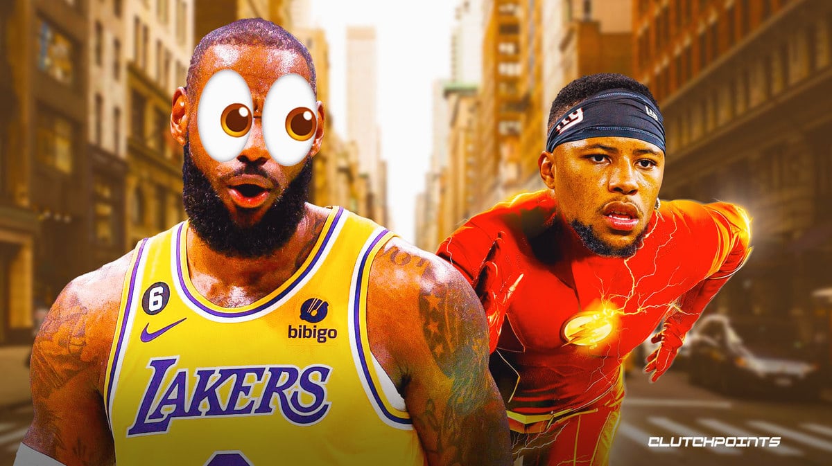 LeBron James, Saquon Barkley, Los Angeles Lakers, New York Giants