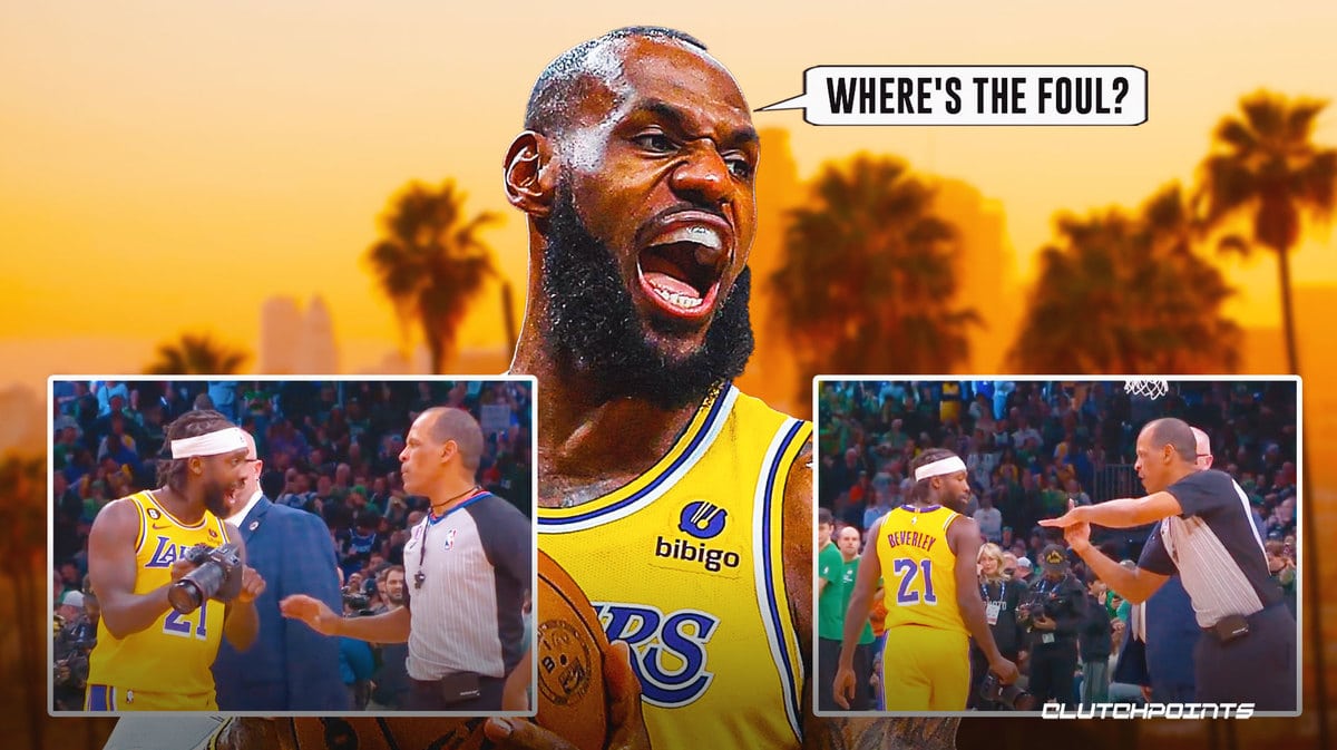 Patrick Beverley, LeBron James, Jayson Tatum, Los Angeles Lakers, Boston Celtics