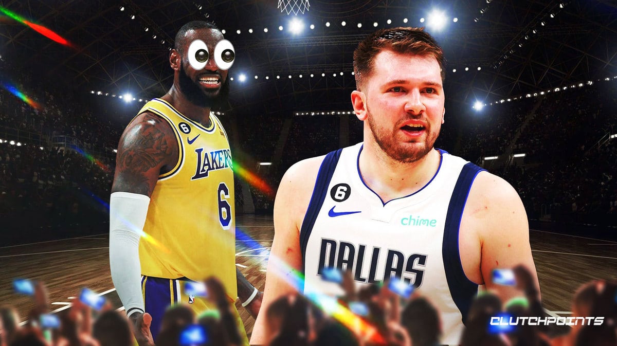 LeBron James, Luka Doncic, Lakers, Mavs, LeBron James Luka Doncic