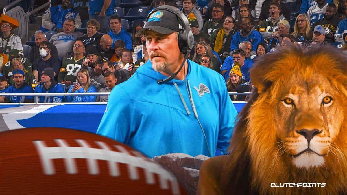 Dan Campbell, Lions, Ford Field, Ford Field turf, slit film turf
