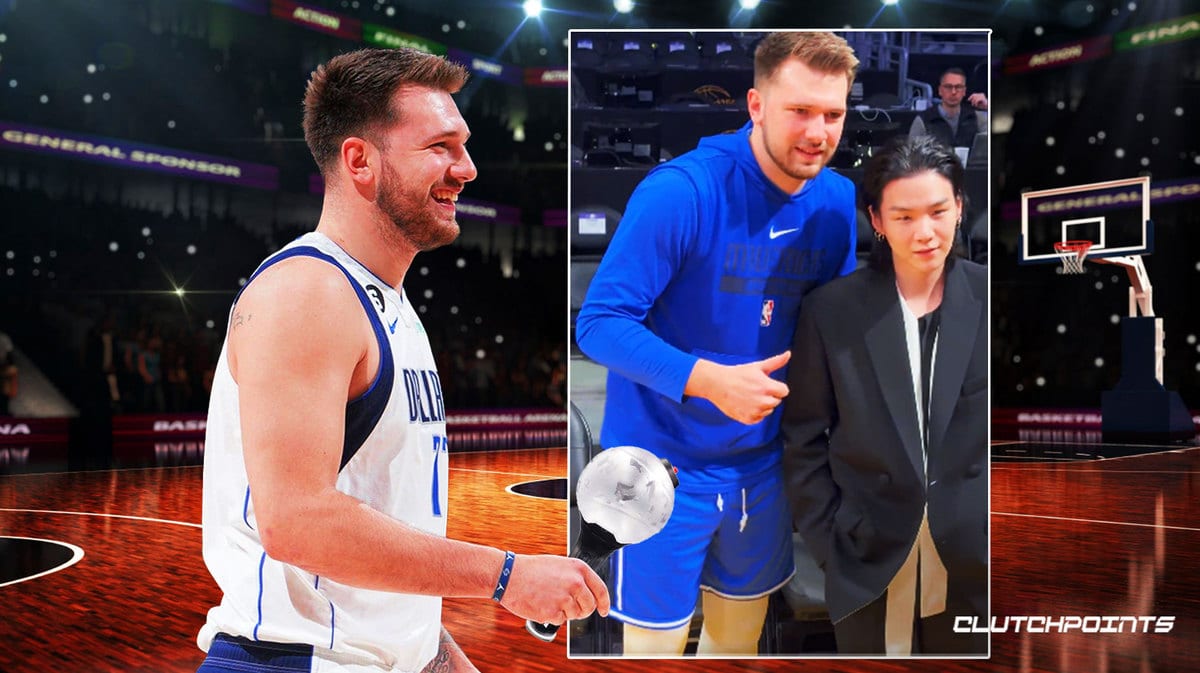 Luka Doncic Mavs Mavericks Suga BTS