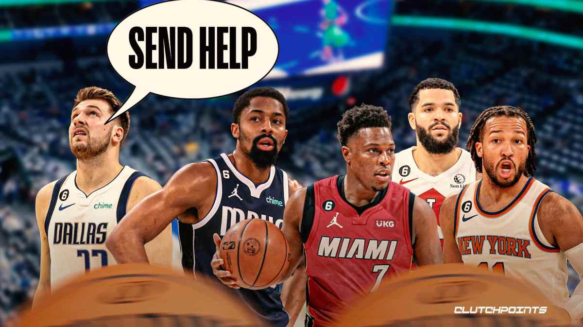Luka Doncic, Spencer Dinwiddie, Kyle Lowry, Jalen Brunson, Fred VanVleet, Mavs, Raptors, Heat, Knicks, trade, NBA trade deadline