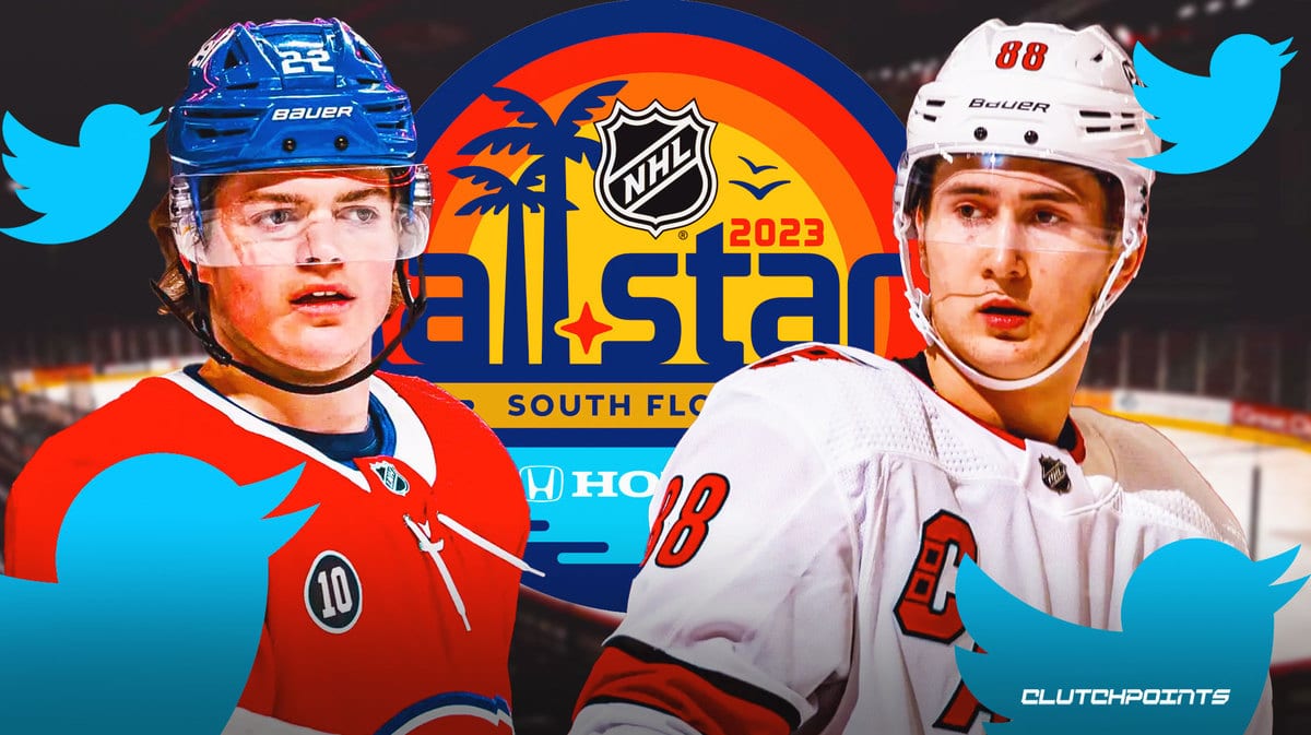 Martin Necas, Cole Caufield, NHL All-Star