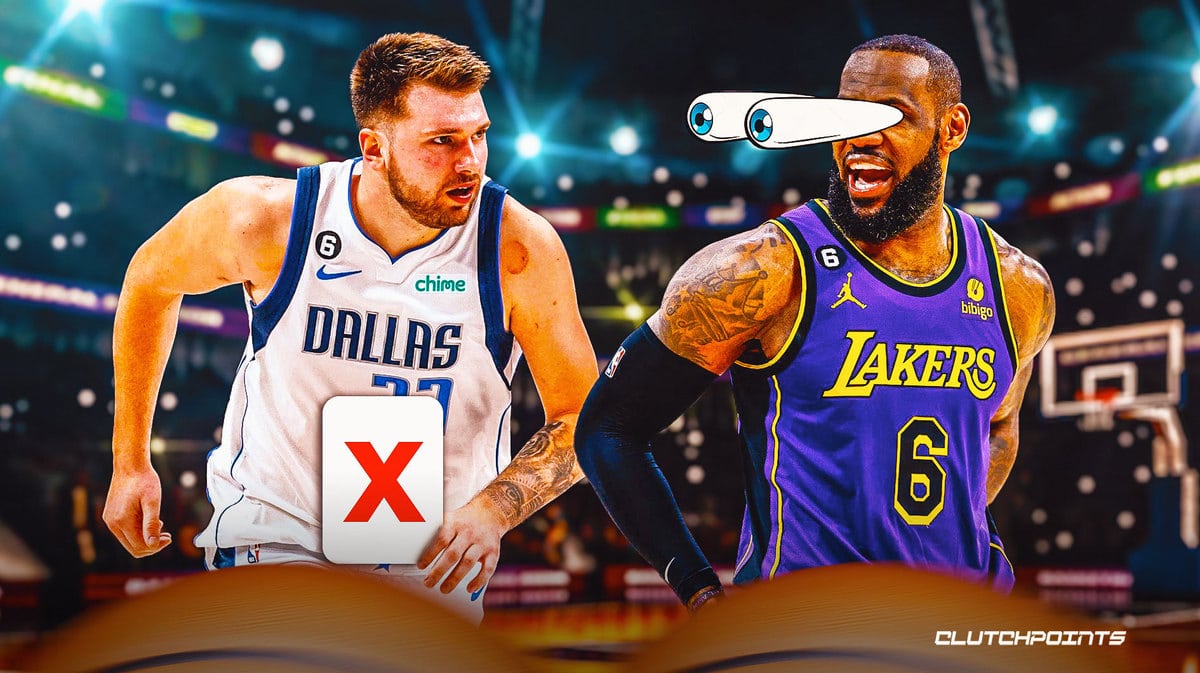 Luka Doncic, LeBron James, Mavs, Lakers