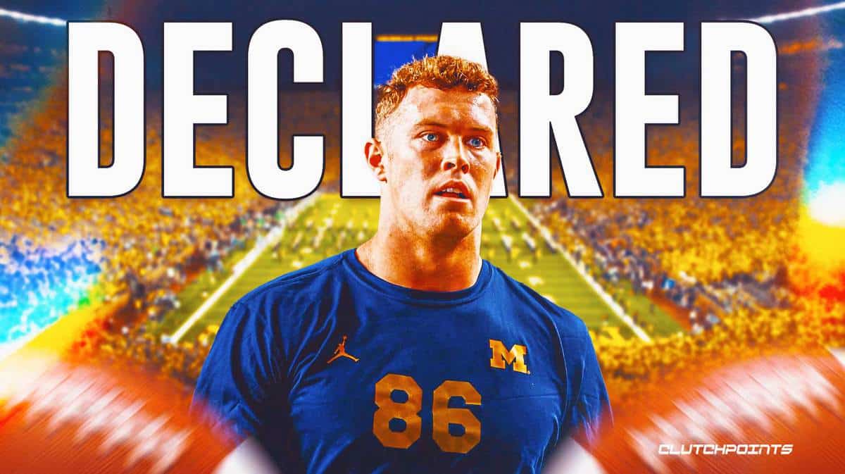 Wolverines Star Luke Schoonmaker Declares For 2023 NFL Draft