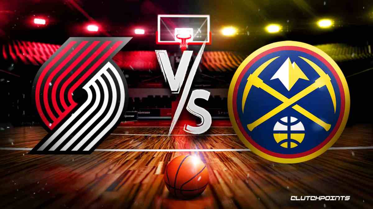 Blazers Nuggets prediction