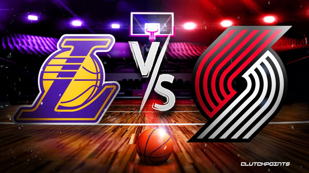 Lakers Trail Blazers