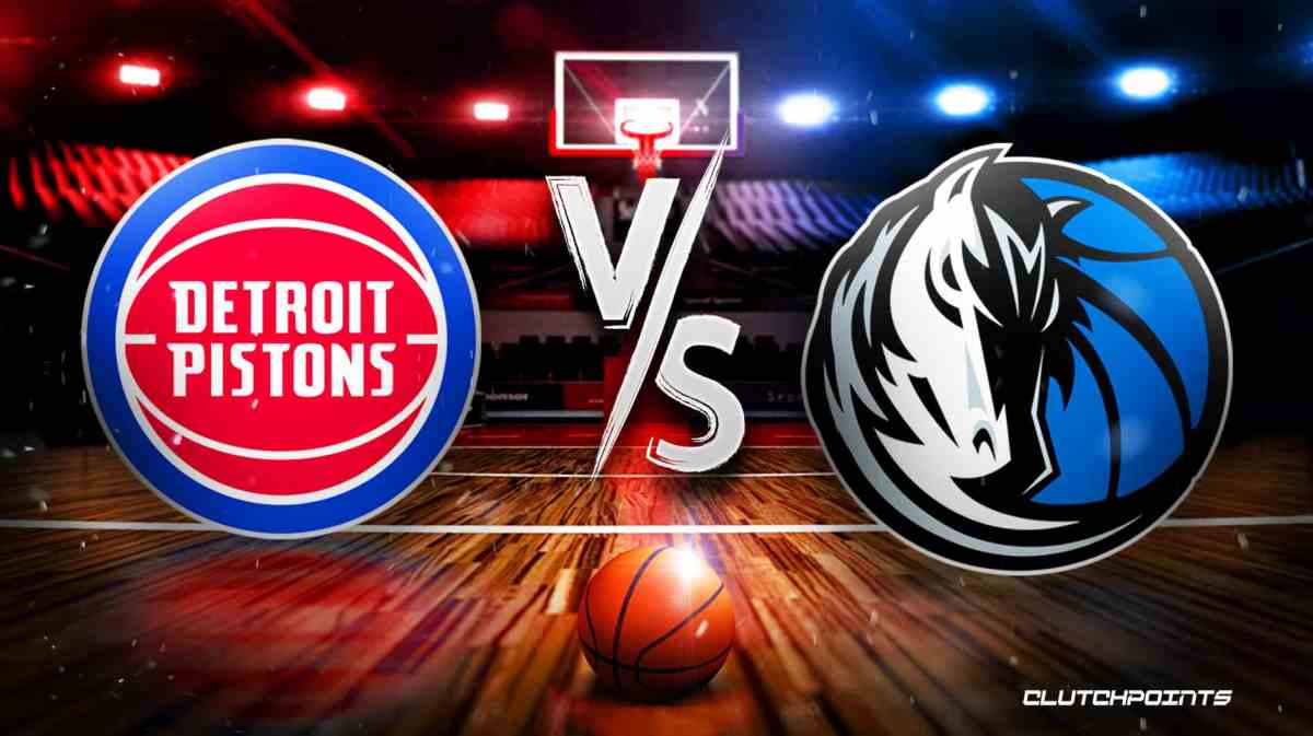 Pistons Mavericks prediction