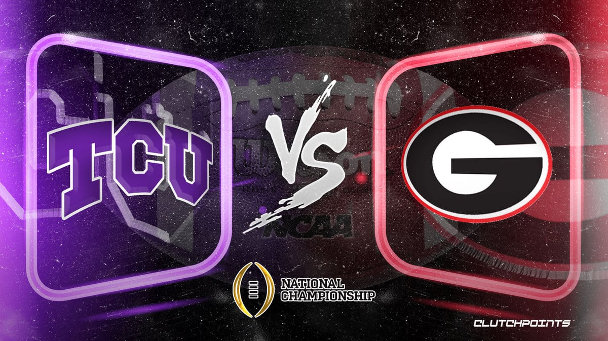 National Championship Odds: TCU-Georgia prediction, pick, how to