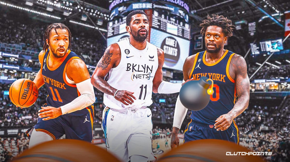 Nets Kyrie Irving Jalen Brunson Julius Randle Knicks