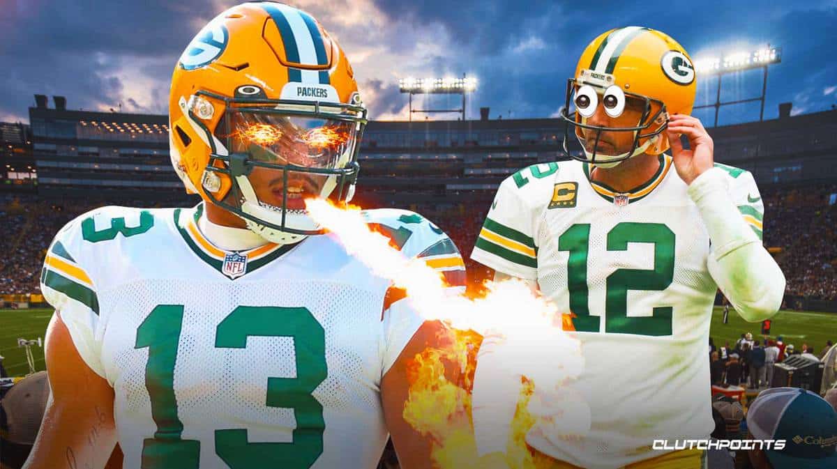 Allen Lazard, Packers, Aaron Rodgers