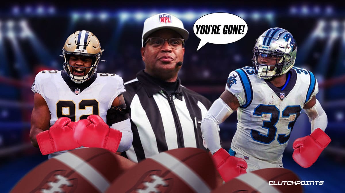 Panthers, Saints, D'Onta Foreman, Marcus Davenport