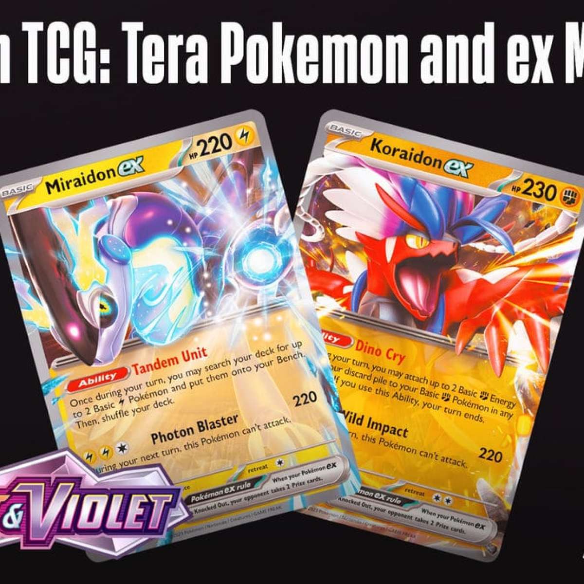 Pokemon TCG: Tera Pokemon and the comeback ex Mechanic