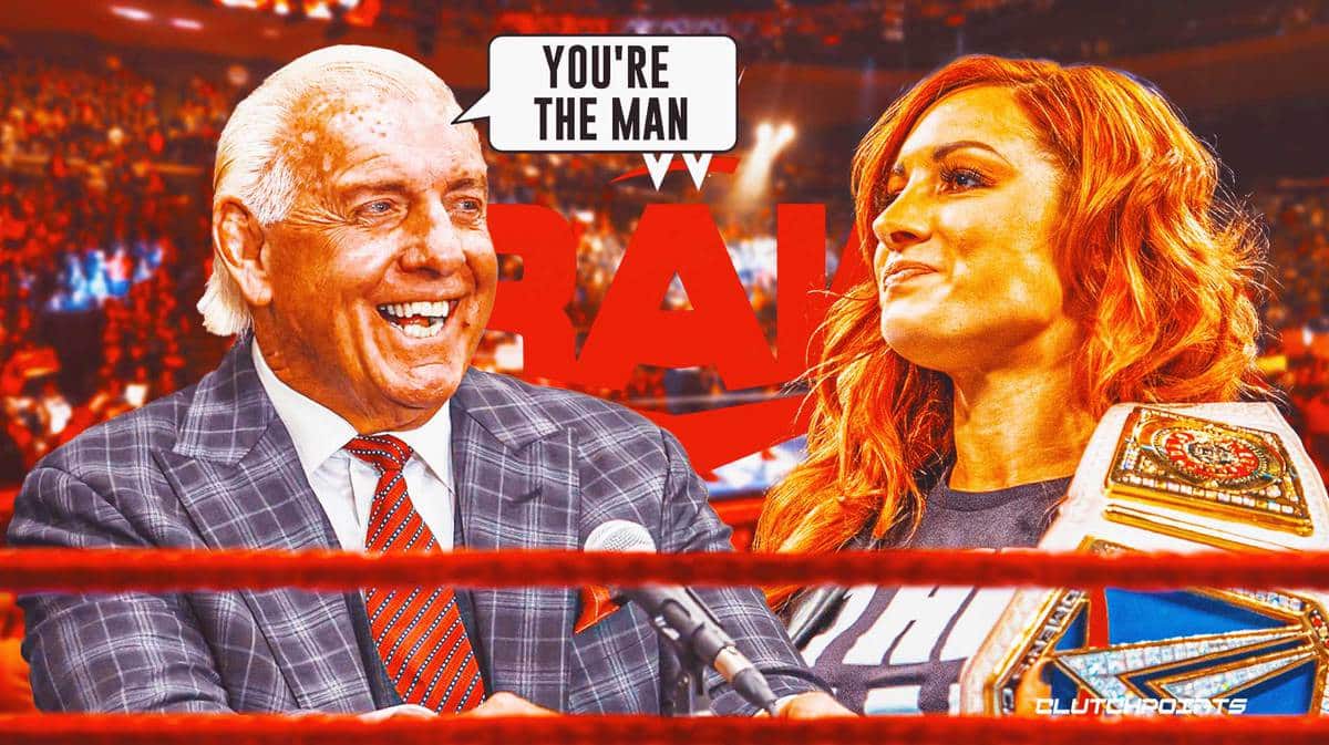 Ric Flair, Becky Lynch, Seth Rollins, WWE, RAW XXX,