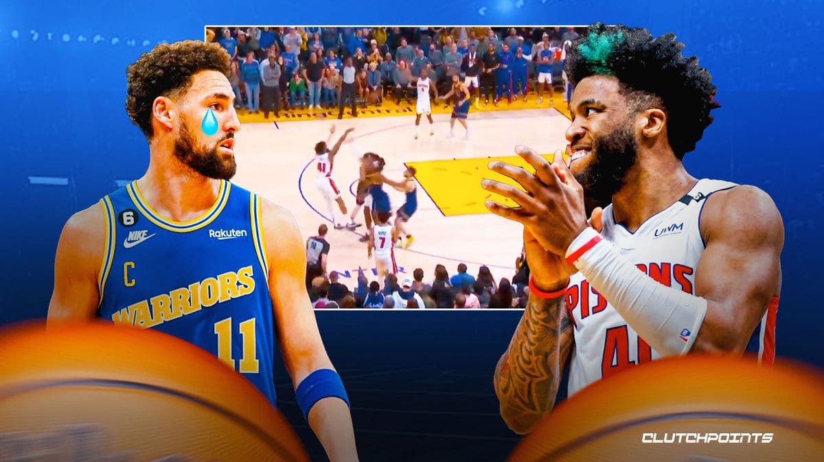 Saddiq Bey, Klay Thompson, Pistons, Warriors