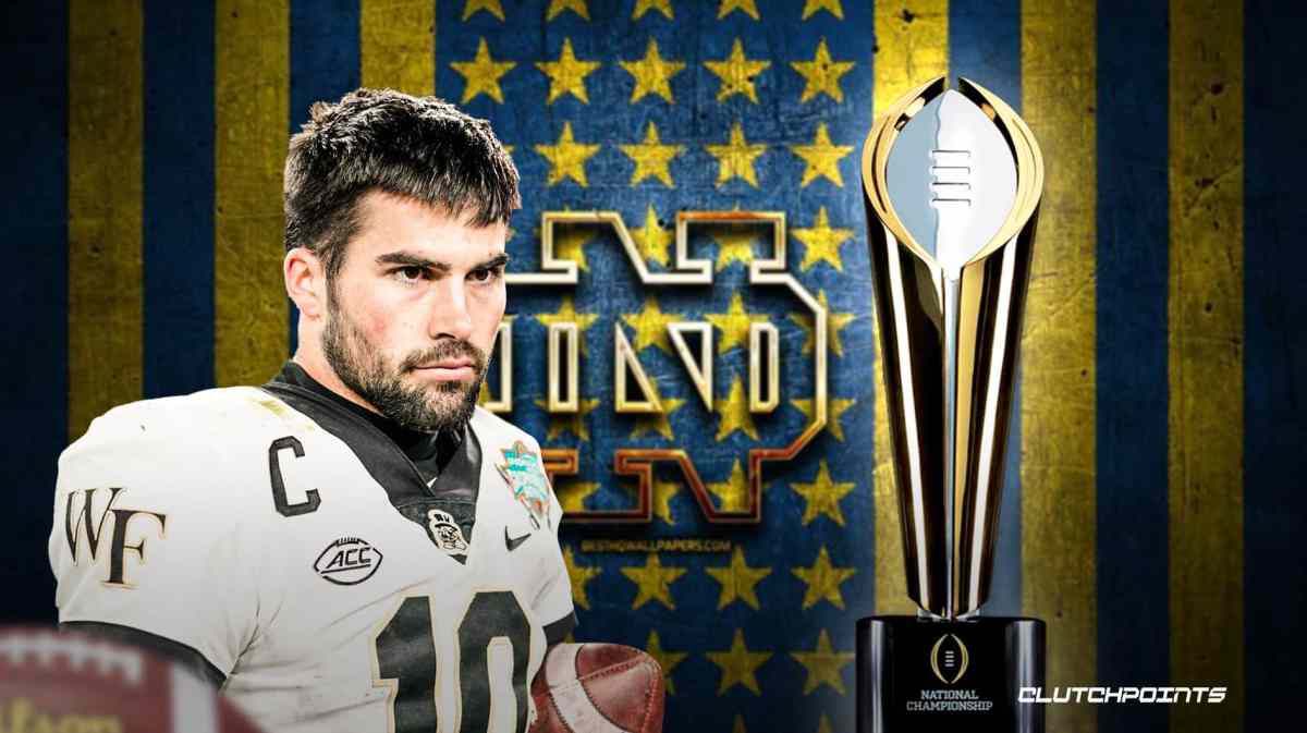 Sam Hartman, Notre Dame football, Sam Hartman Notre Dame, Wake Forest football, National Championship