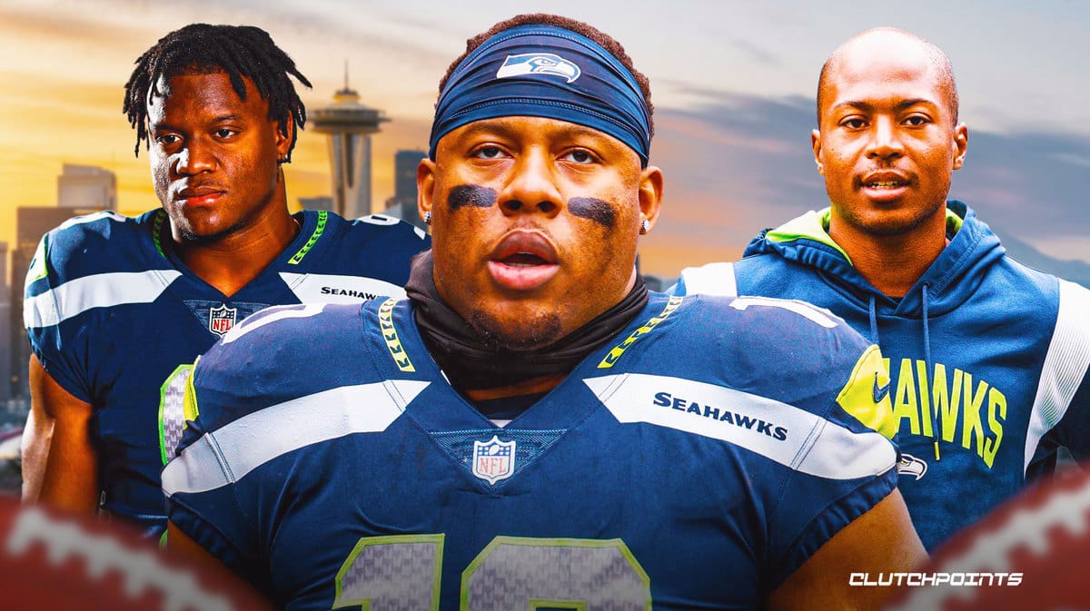 Kenneth Walker, Tyler Lockett, Ochenna Nwosu, Seattle Seahawks